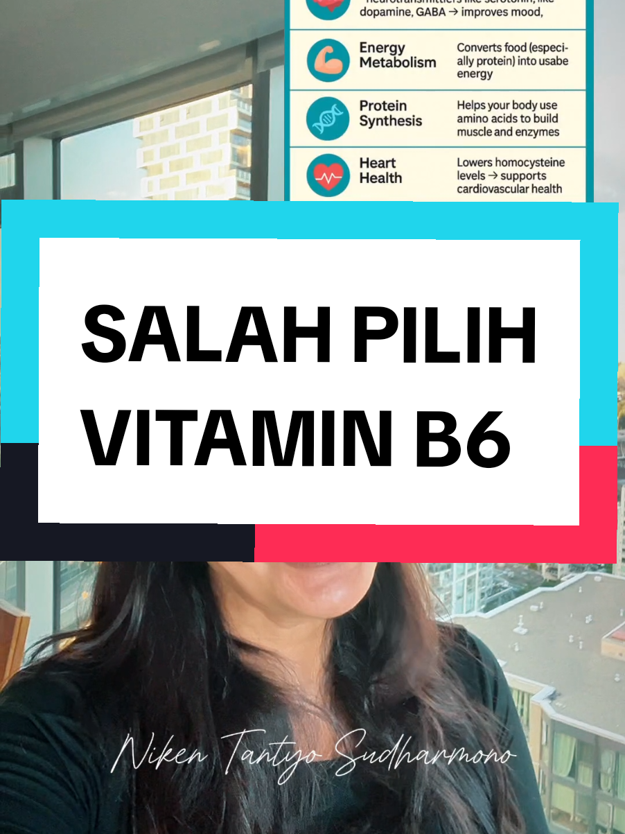 jangan salah pilih B6 #B6 #vitaminB6 #vitb6 #niken #nikentantyosudharmono #functionalmedicine 