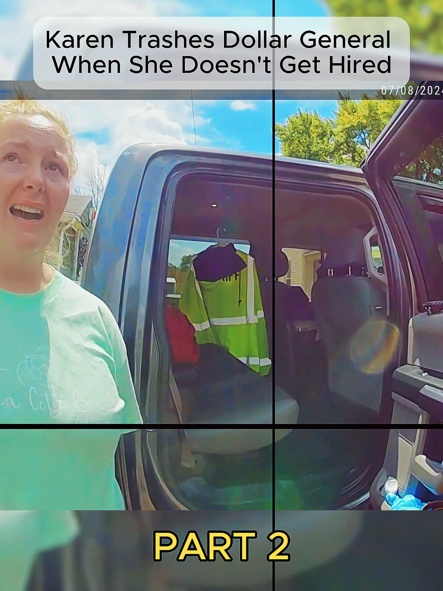 Karen Trashes Dollar General When She Doesn't Get Hired PART 2 #police #CaughtInTheAct #StoreTheft #policeofficer #CaughtOnCamera