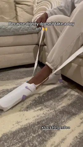 We all deserve a little ease — especially the ones who spent their lives taking care of us. 💙 Make the everyday moments feel dignified again.  #SockAidTool #AgingWithDignity #MobilitySupport #CaregiverLife #SockHelperPro #SundayReflection #SimpleCare #AgingWell #FamilyMatters #EveningRoutine 