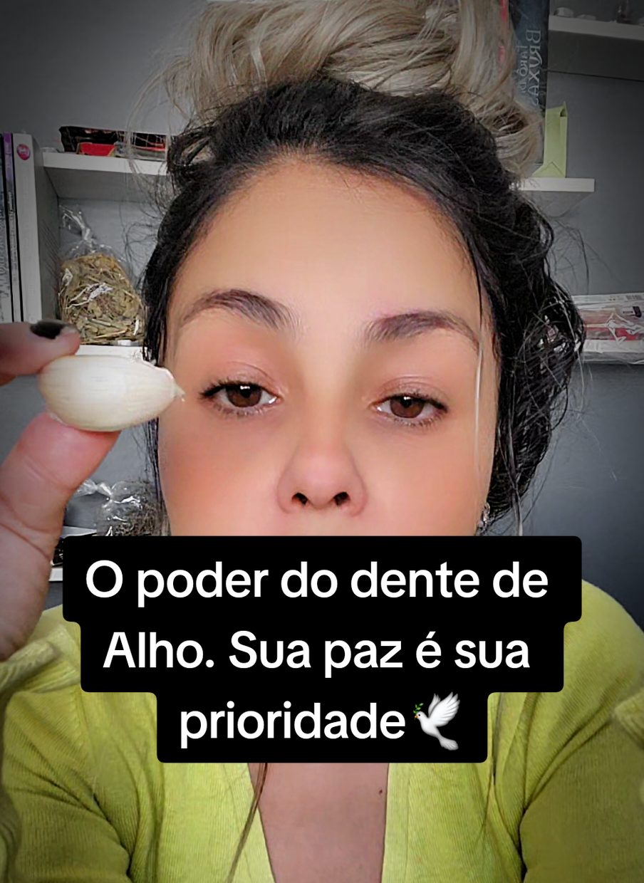 O poder do dente de alho. Sua paz é sua  Prioridade 🕊 #witch #protección #protecao #energia  #espiritualidade 