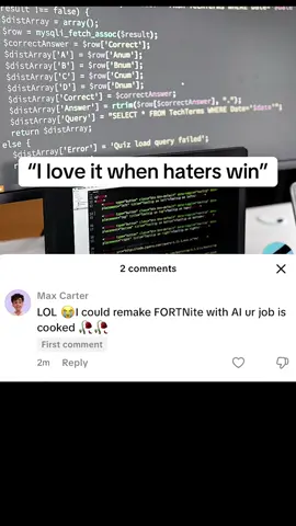 Haters winning core - I love it when haters winn #hatecore #fortnite 