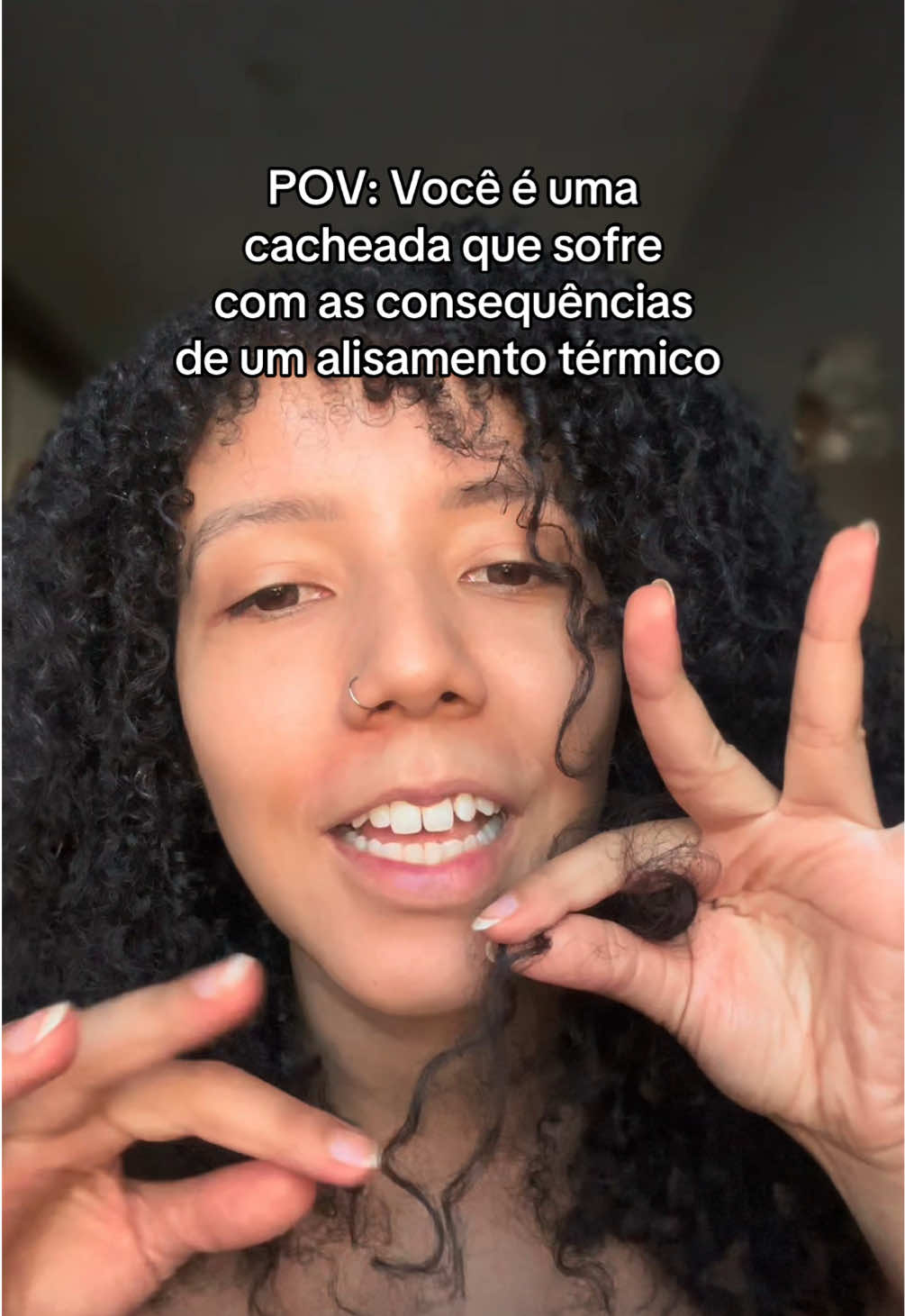 É galera, só quem vive sabe viu…  #alisamentotermico #culryhair #cacheada #crespo #cabelos #hair