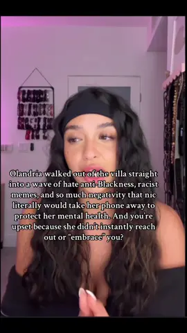 C*erra if having a conversation ment so much to you, your phone also work and a simple paragraph could’ve been sent to get the “clarity” your hoping for #LoveIsland #loveislandusa #cierra #cierraloveisland #olandria #nic #nicolandria #4you #viral 