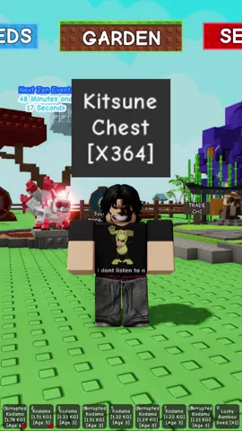 Infinity Kitsune Chest method! #roblox #growagarden #growagardenindonesia #growagardenupdate #growagardenzen #robloxfyp 