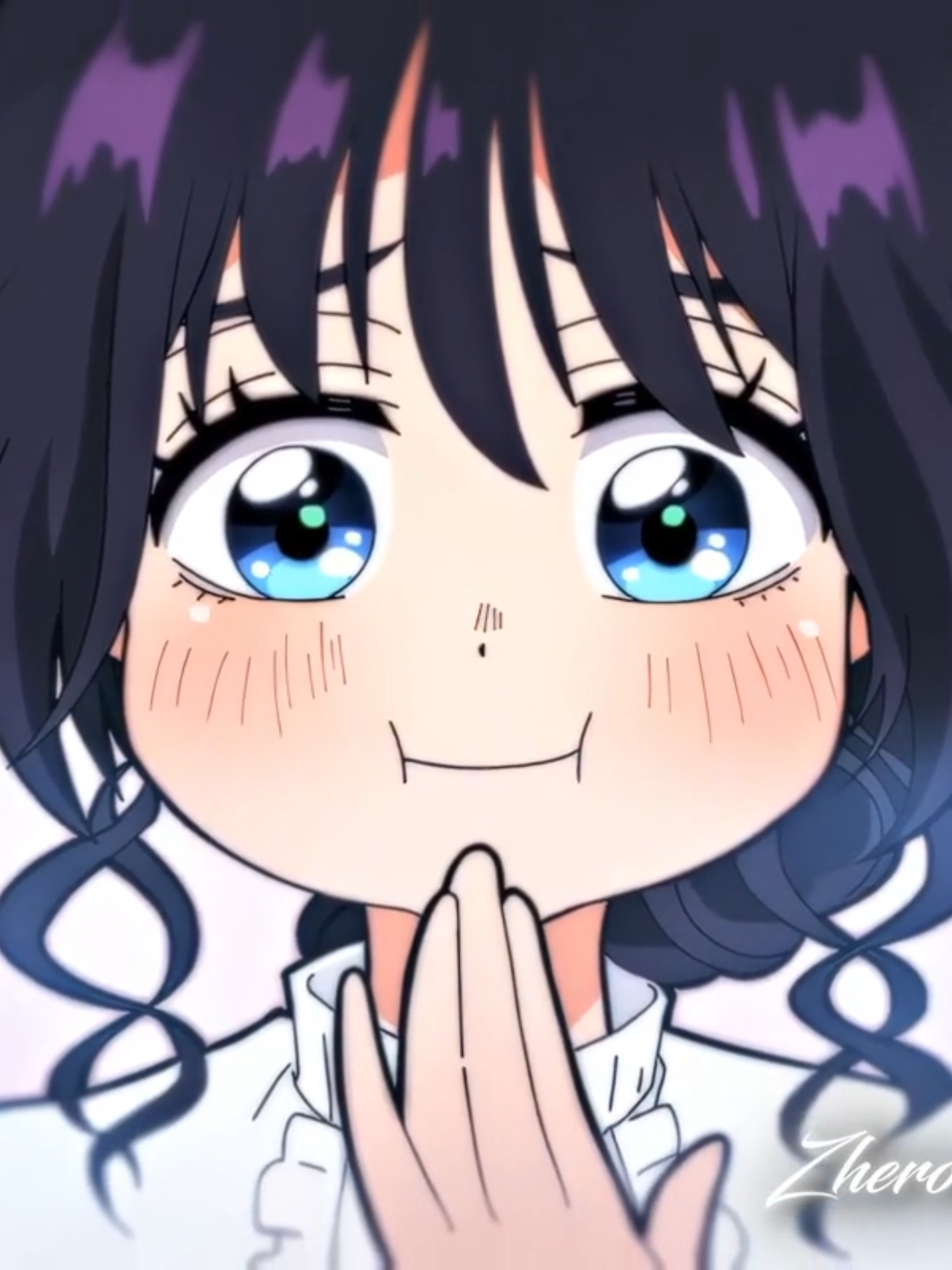 Kaoruko waguri the most beautiful of all ✨🤧 #anime #kaoruhanawarintosaku #wagurikaoruko #waguri#zhero2027