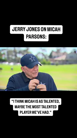 Jerry Jones wouldn’t get into details about the Micah contract negotiations, but he did say that he’s perhaps the most talented player that’s ever come through this franchise. Says he’s not upset Parsons isn’t practicing- doesn’t want him to get hurt. #jerryjones #jerry #micah #micahparsons #dallascowboys #cowboys #cowboysnation #nfl #nfltrainingcamp #nflfootball #nflnews #nfltiktok #fyp #fypシ #foryou #foryoupage #foryourpage 