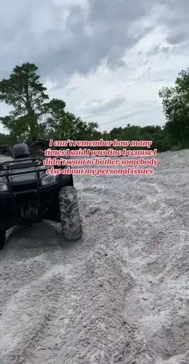 #foryoupage #viralvideo #fyp #blowthisup #like #comment #share #repost #florida #me #hardhittingquotes #quotes #atvs #fourwheelers #offroad #backroads #honda #struggle #remember #cant #times #no #imfine #imokay #bother #cry #sad #alone #lonely #issues #personal #someoneelse #go #4x4 #smile #keepgoing #up #dontgiveup 