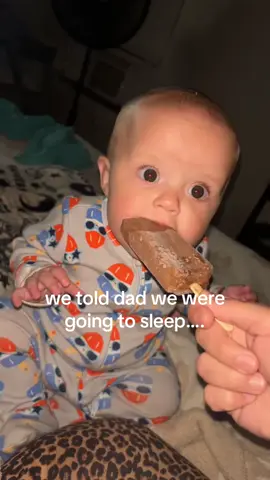 We just needed a snack first ok? 