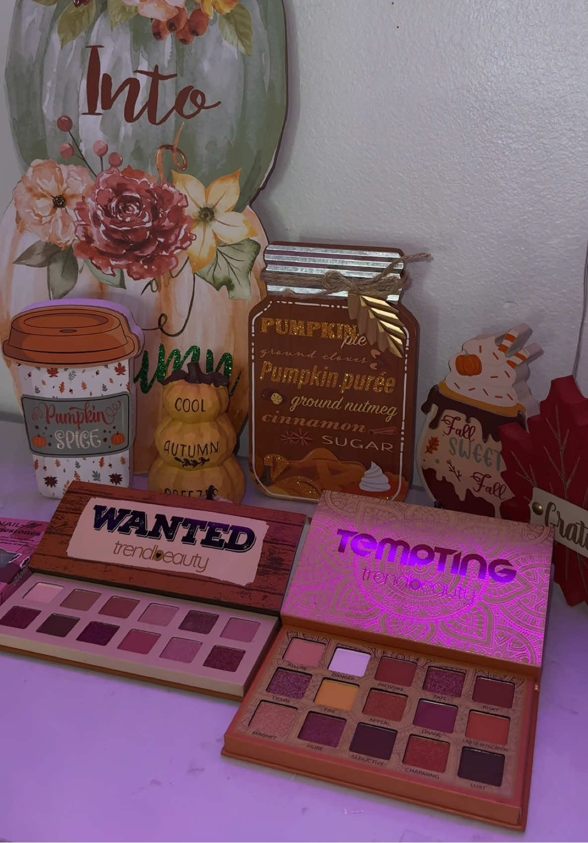 #dollartree #dollartreefinds #dollartreehaul #haul #fall #falldecor #decor #autumn #eyeshadowpalette #makeup #fyp #viralvideo @Dollar Tree 