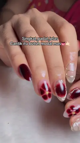Kuku cantik pun butuh modal mass😝 #nails #nailart #nailsinspo 