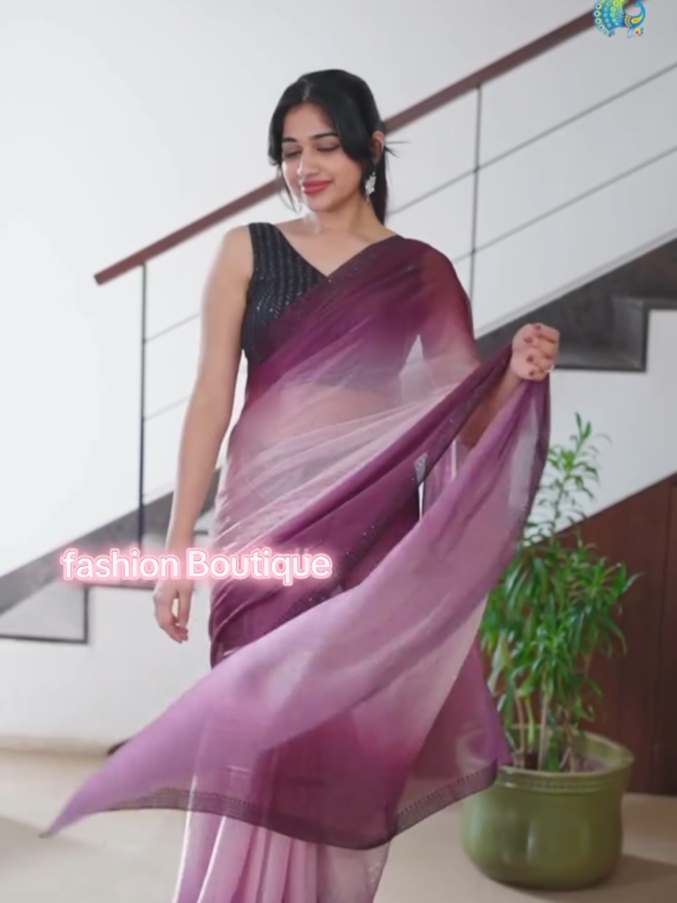 New Dual shade Fancy sarees #fyp #foryoupage #saree #fashion #trend 