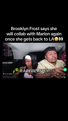 Brooklyn frost says she plans to collab with Marlon once she gets back to LA.@Marlon  #brooklynfrost #marlon #collab #streamer #fyp #foryou #viral 