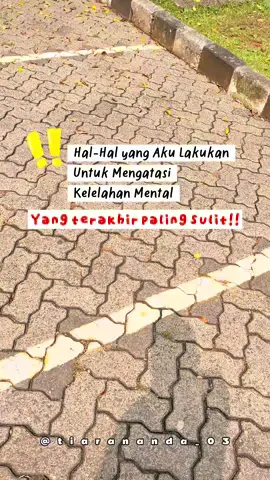 Capek itu bukan hanya perkara fisik, sadar gak sadar sering kali kita ngerasa capek yg gak ada ujungnya, biasanya itu tanda atau sinyal dari psikis kita yg overload, mentalnya yg capek, makanya butuh waktu untuk jeda dan melakukan refleksi pada diri sendiri, apa sih yg sebenarnya aku butuhkan?  Istirahat dulu, nikmati waktu yg berkualitas dan membuat jeda itu gapapa lho ternyata😄 Jangan terlalu keras sama diri sendiri ya🤍 Kalau kalian biasanya ngapain aja? 🥰 #selflove #healing #MentalHealth #boundaries #healthylifestyle  @tiarananda_12 
