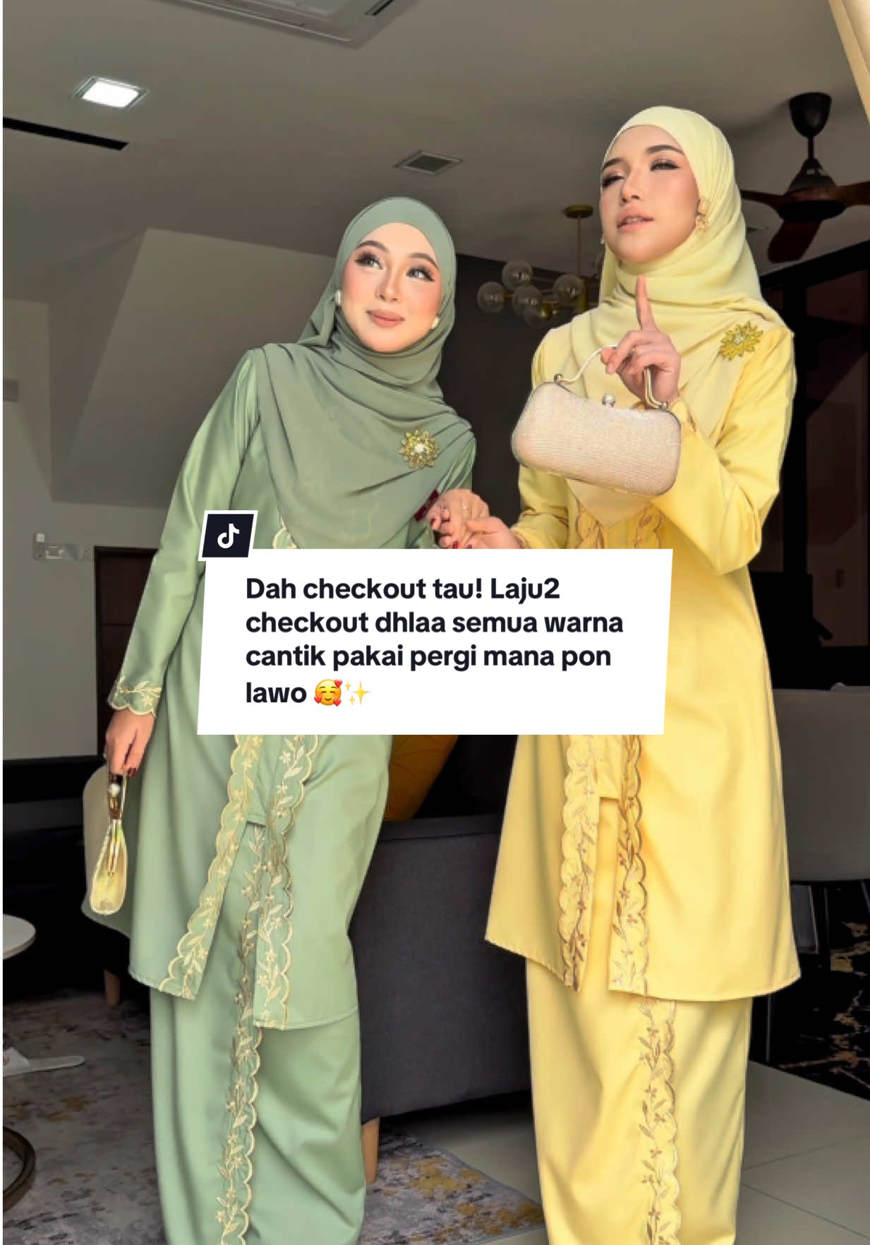 Pandang terus berkenan dngn kurung sulam ni, Nilam sari dah restock tau laju2 checkout tau 🥰🔥 Check beg kuning terus checkout okeh last kita restock ‼️ #nfhboutiquegallery #bajuwanita #bajucantik #kurung #kurungcantik #kurungviral #tiktokshop 