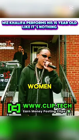 Wiz Khalifa performs his 15 YEAR OLD like it's NOTHING #fyp #wizkhalifa #liveperformance #clips #viral