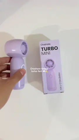 what a cutie fan! Orashare newest HF15 mini pocket turbo fan💫💜 #minifan #orasharetiniestturbofan #portableminifan #orasharehf15 
