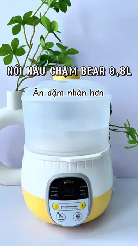 Nồi nấu chậm bear 0,8l. Chân ái của các mẹ bỉm 🥰 #xuhuong #viral #noinauchambear 