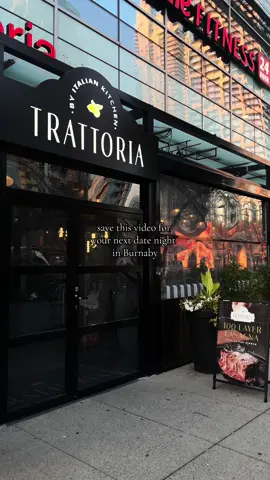 My new favourite Italian restaurant in Burnaby! 📍Trattoria by Italian Kitchen  4501 Kingsway #102 Burnaby, BC  We got their garlic cheesy bread, caesar salad, 100 layer lasagna, and truffle spaghetti & meatballs 🍝🥗 Everything was super delicious, will you be checking this place out? Follow for more 💌 - - - #burnaby #burnabyrestaurants #burnabybc #trattoria #italiankitchen #vancouvereats #burnabyeats #yvrfoodie #vancouverfoodie #burnabyfoodie #burnabyfoodspots #vancouverfoodspots #vancouverbc #surreybc #fyp #makemefamous 