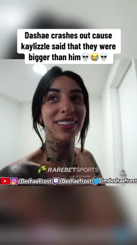 Dashae crashes out cause kaylizzle said that they were bigger than him💀😭💀 #fypシ #dashaefrost #kaylizzle #viral