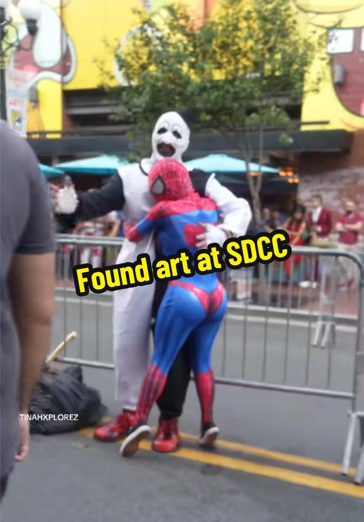 Found Art at SDCC! #onthisday #sdcc #viral #cosplay #sdcc #foryou #sandiego #spiderman 