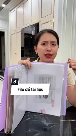 Trả lời @Thanh Cao Giấy tờ quan trọng để vào đây gọn gàng, tránh thất lạc #filelaa4 #filedungtailieu #ngocngannga #nnnfilelaa4 