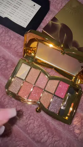 Paleta de sombras de ojos con brillo multicolor - Paleta de maquillaje compacta dorada para ojos #makeup #tiktokshopping #dealsforyoudays 