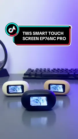 TWS yang udah canggih banget dilengkapi smart touchscreen yang sangat berguna🤩 cek keranjang kini 🫶🏻🛍️👇🏻 #tws #twsbluetooth #twssmartscreen #twsmurah #tws 