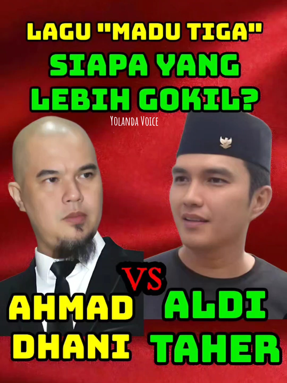 AHMAD DHANI vs ALDI TAHER. 22nya bikin geregetan 🤘🤣 #fitursuaratiktok #ahmaddhani #alditaher #dewa19 #musikindonesia 