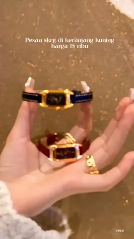 jam tangan wanita casual cantik harga 15 aja🫰🏻👍🏻 buruan cek out di keranjang kuning ya🙏🏻😘 #jamtanganmurah #jamtanganwanita #cantik #fyp #tiktokshopindonesia