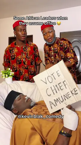 Some African Leaders when they assume office 😂 