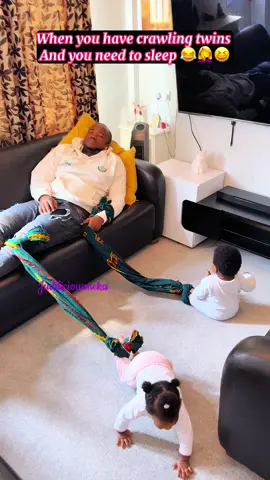 When you have crawling twins but need to sleep 😆😆😆