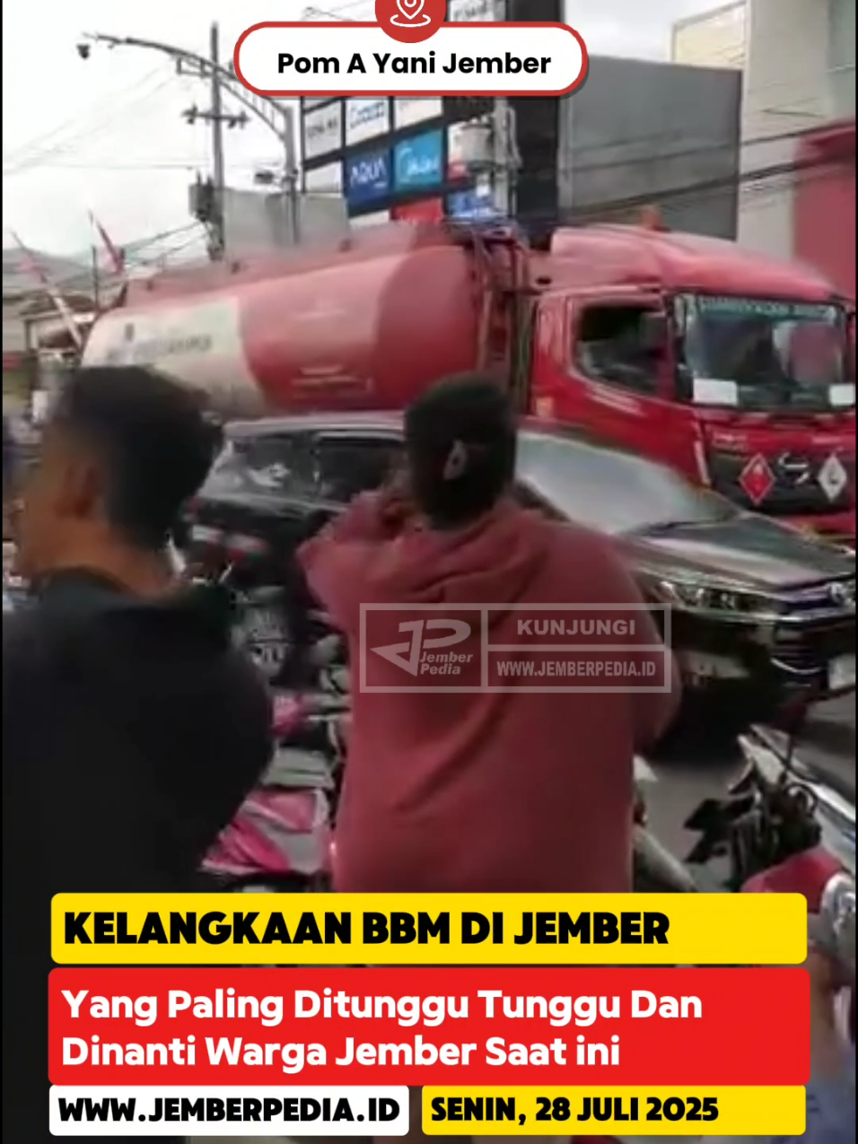 Yang Paling Ditunggu Tunggu Dan Dinanti Warga Jember Saat ini #bbm #bensin #pertamina #jember #jemberpedia #infowargajember #viral #beranda #fyp #fypシ #fouryoupage #xyzbca 