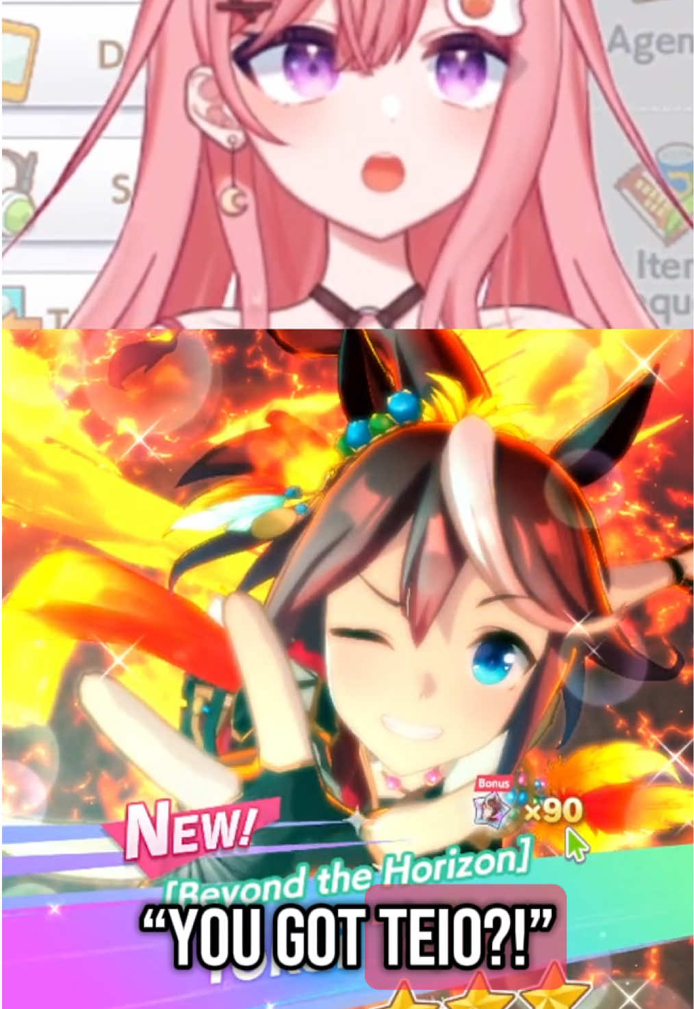 First 10 pull on the Teio Banner HEHE #vtuber #umamusume #gaming #streamer #tokaiteio 