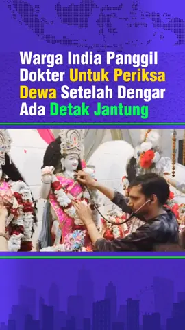 Momen Warga di India memanggil seorang dokter untuk memeriksa Dewa usai seorang pemuja mendengar ada detak jantung. #india #prindavan #dewa #dewa19 