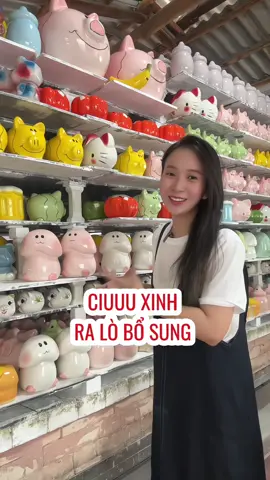 Ciu ciu iu iu ra lò bổ sung rồi đây ạ. Hot dã man lun nè khách iu nhanh tay không hết lại đợi lâu ạ. 😝  #ciu #thugian #cute #heotietkiem #hoanganhceramics 