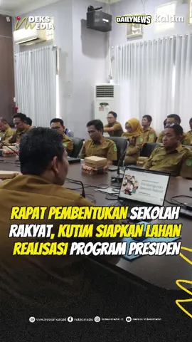 DINSOS KUTIM GELAR RAPAT PEMBENTUKAN SEKOLAH RAKYAT. #kutaitimur #indeksmedia #sekolahrakyat #dinassosial 