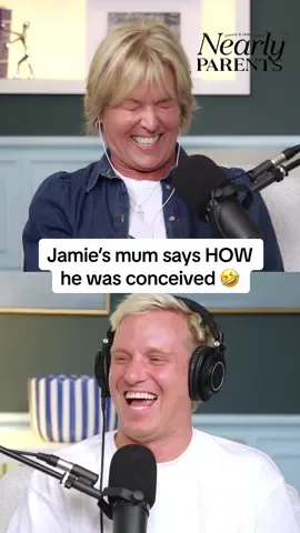 She's BACK!!! 🚨 Jamie's iconic mum tells us exactly how he was conceived 🫣 Search 'nearlyparents podcast' on YouTube, Spotify or Apple. #jamielaing #nearlyparents #baby #mum #parents #conceive #conception #children #newparents 