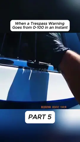 When a Trespass Warning Goes from 0-100 in an Instant - PART 5 #usa #cops #police 