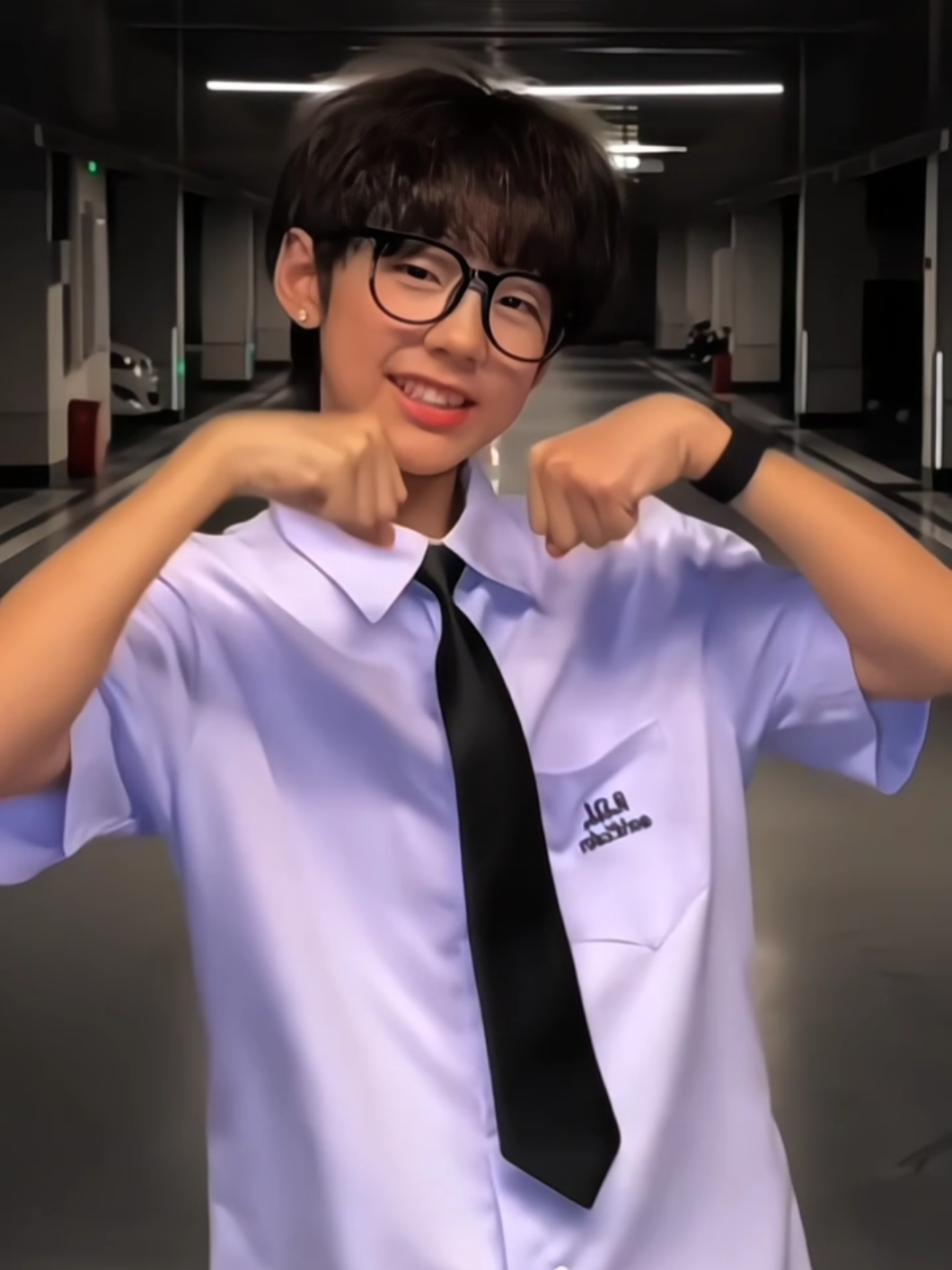 Austin join Trend Mie Ayam😝  #张嘉懿 #teamboys #austin