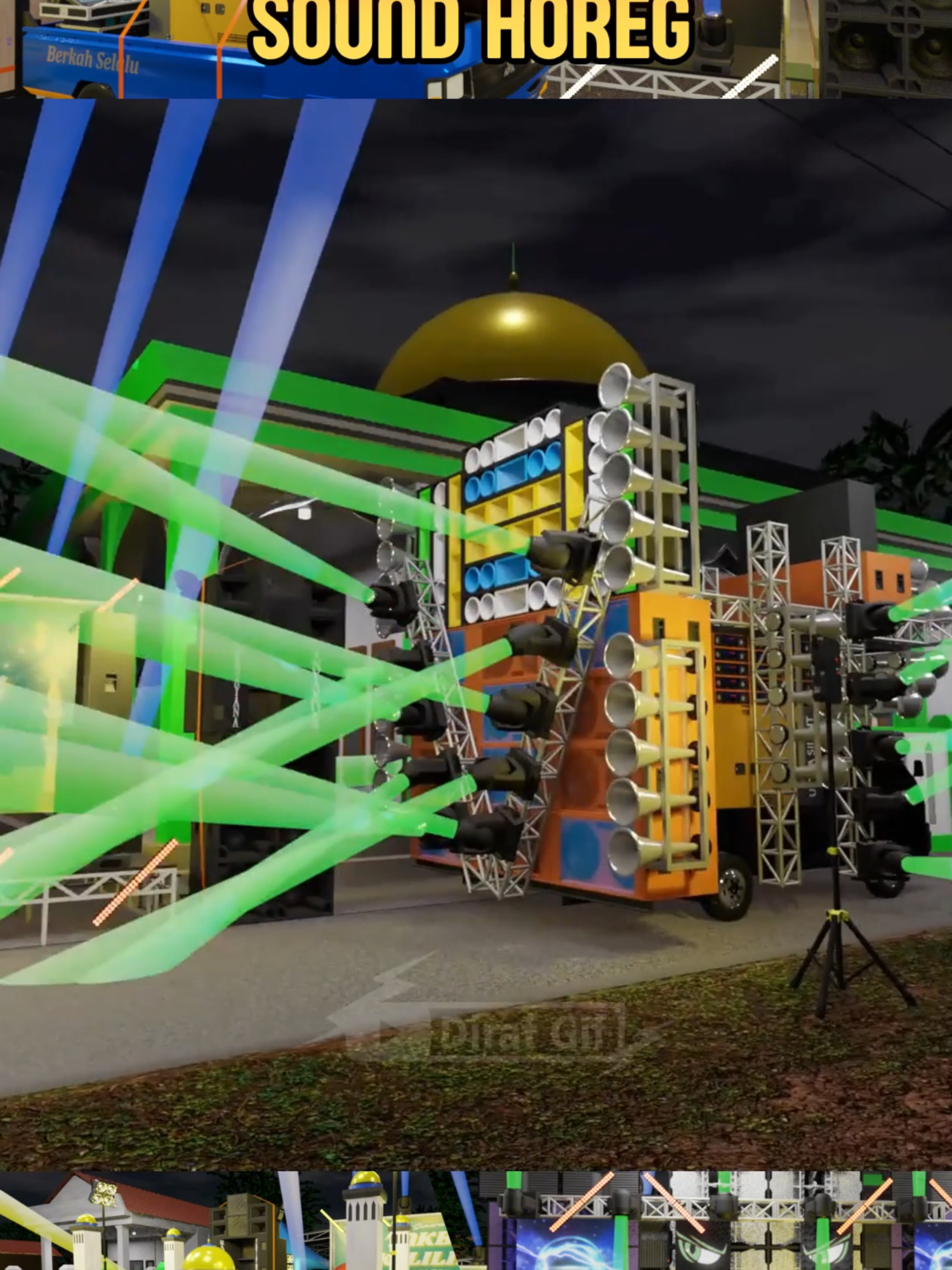 TAKBIR PRINDAVAN SOUND SYSTEM HOREG #brewog_audio #horeg #karnaval #djremix #soundviral #sound #gamesound #fyp #karnavalsoundsystem #faskhosengokblitar #ramayanaaudio