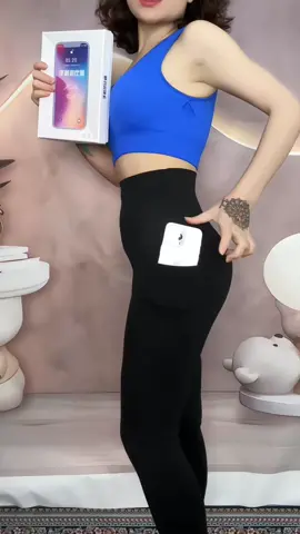 Quần Legging có túi hông đựng Điện thoại chất Đúc su kim cương cạp cao,