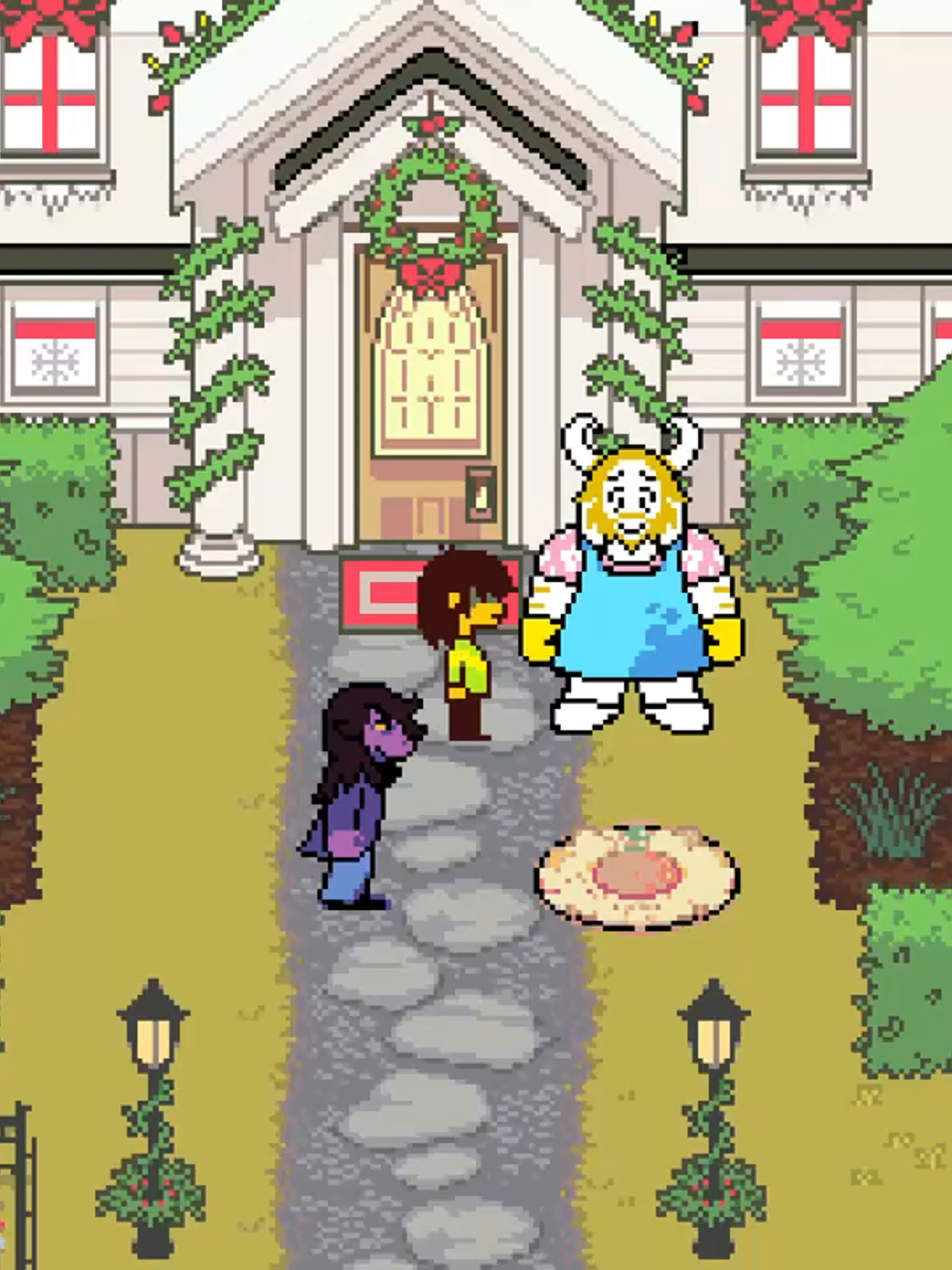 KRIS.. AS YOU KNOW. #deltarune #deltarunetomorrow #agendarune #carolholiday #rudyholiday #toriel #asgore