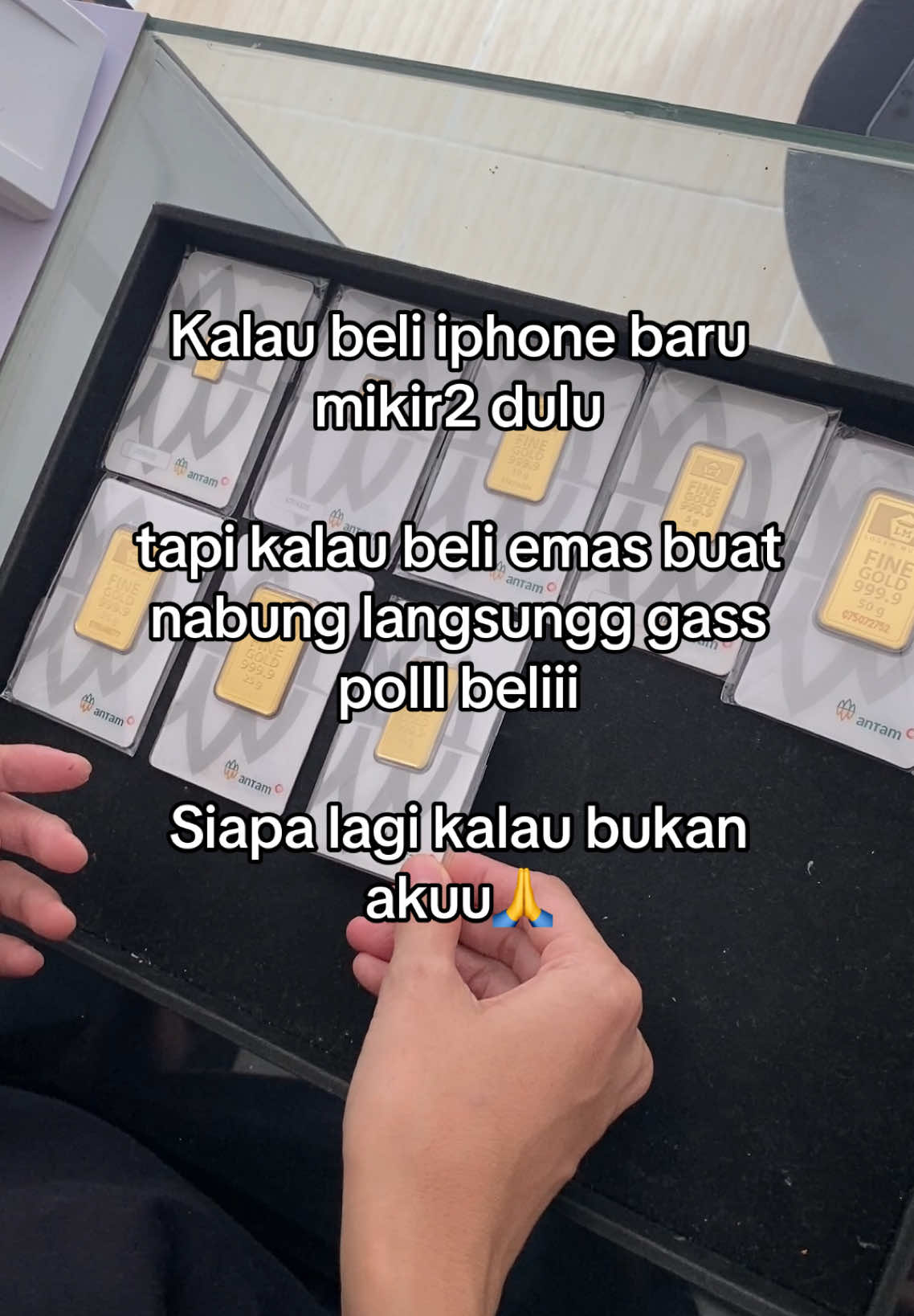 Gasss terus pokoknya kalau beli emasss ✨🔥 Nabung Beli Emas? atau Mau Jual Emas? Konsultasikan saja ke Shafa Gold Wa➡️081-8041-60-100 #fyp #emas #iphone #emasantam #beliemas #nabung #nabungemas #investasi #investasiemas #shafagold 