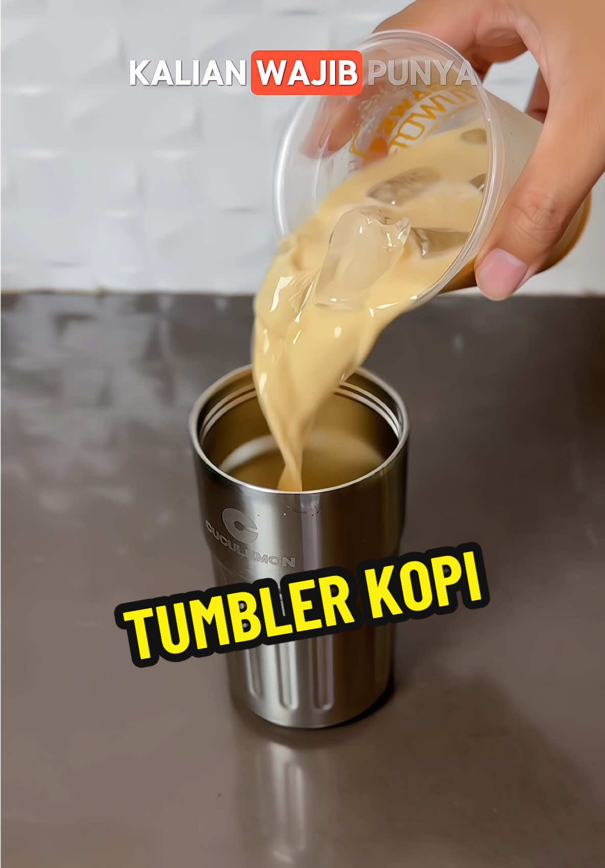 Tumbler kopi mini tahan dingin dan panas stainless ukuran 450ml dengan smart led #tumblerkopimini #termosmini #tumblerkopi #tumblertahandingin #tumblersmartled #tumblerstainlesssteel #cuantanpabatas #wibgajian