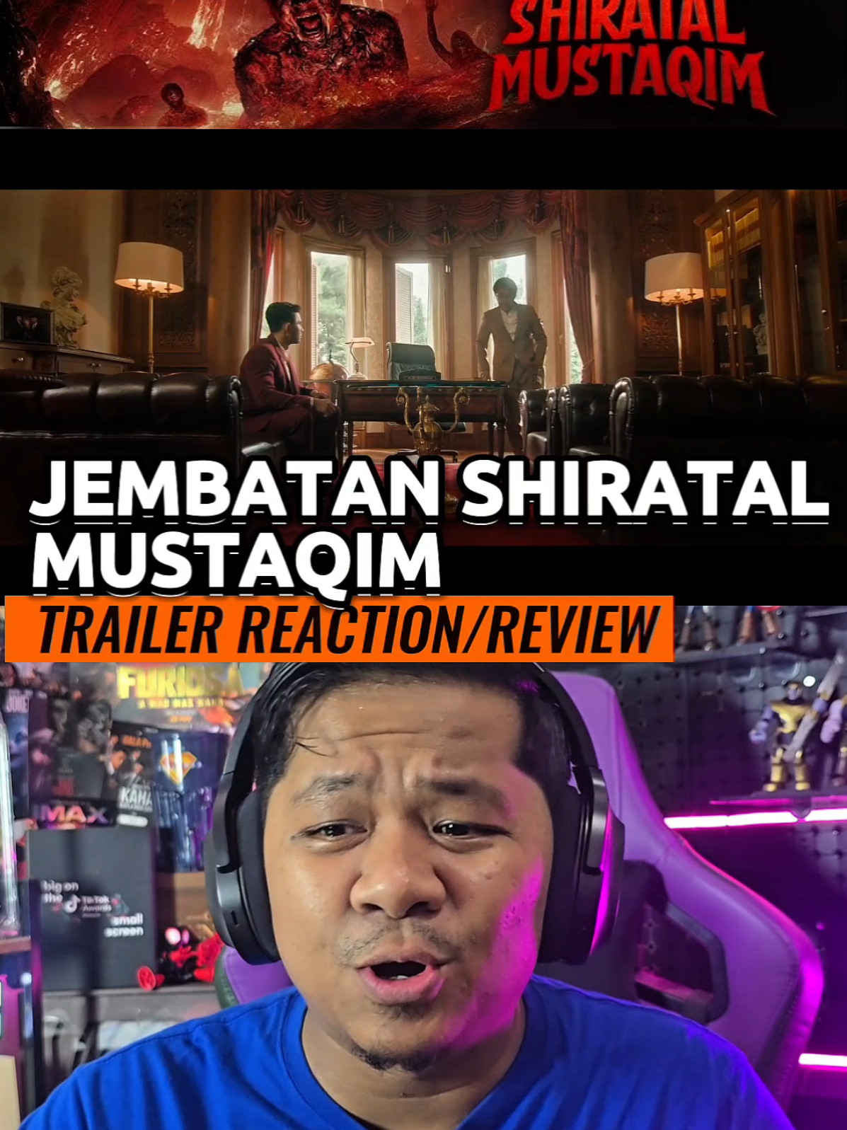 Teaser trailer filem #jembatanshiratalmustaqim tengok boleh percaya jangan 😌 #PecintaMuvee #TrailerReaction #Reaction #SiksaNeraka 