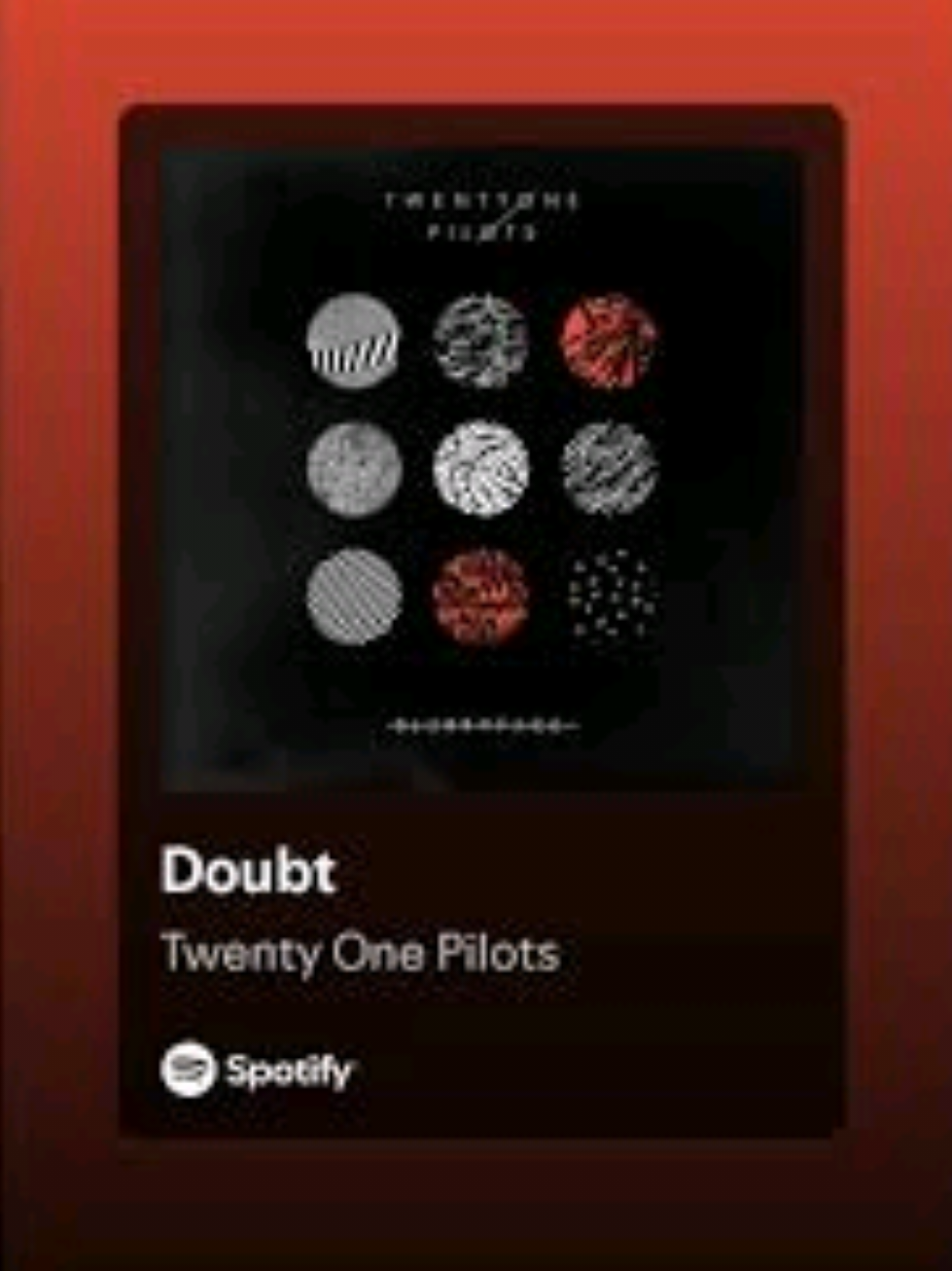 Doubt - Twenty One Pilots |#mmsub #lyrics_songs #fyp #viral #100k 