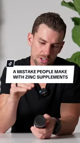 A common mistake people make when taking Zinc supplements … they’re taking too high a dose (more than 45mg per day) over long periods of time.  Especially common men who look to zinc supplements to support testosterone, too high a dose can cause mineral imbalance is in our body. Like throwing out our copper levels.  And for daily use we recommend supplementing no more than 15 mg of elemental zinc per day.  Preferably mid morning or mid afternoon on an empty stomach.  Remember to always read the label and follow the directions for use.  #zincsupplements #zinc 