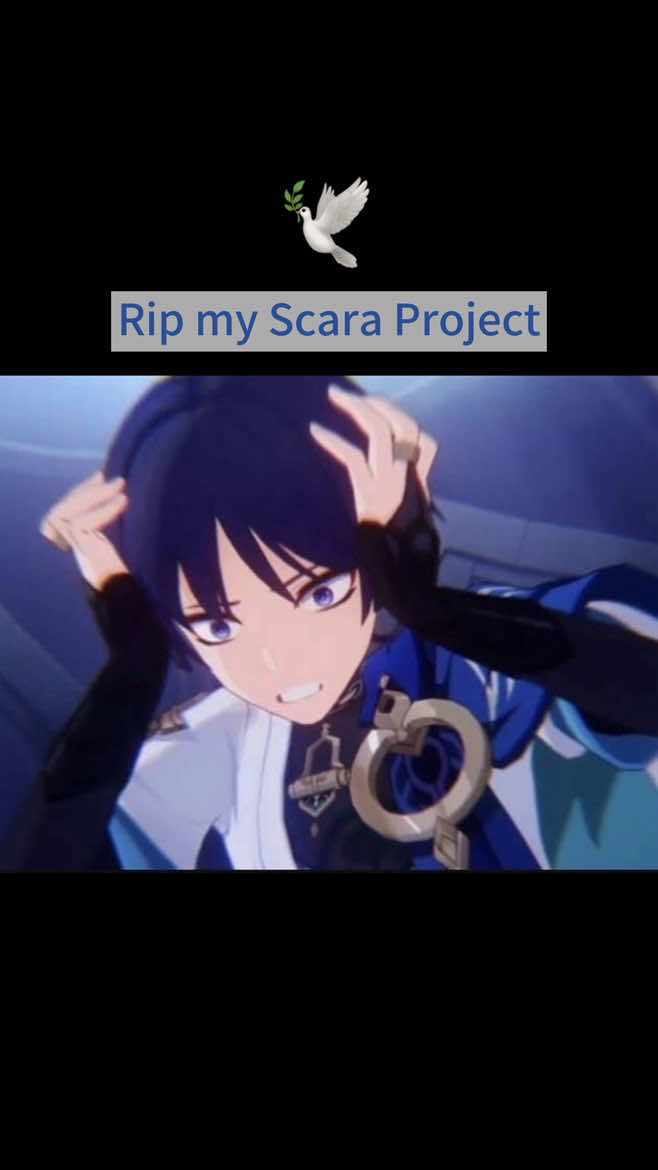 All that effort for nothing 😔 (this was over 2 years ago lol)  #scaramouche #genshin #GenshinImpact #genshintok #scara #fypツ 