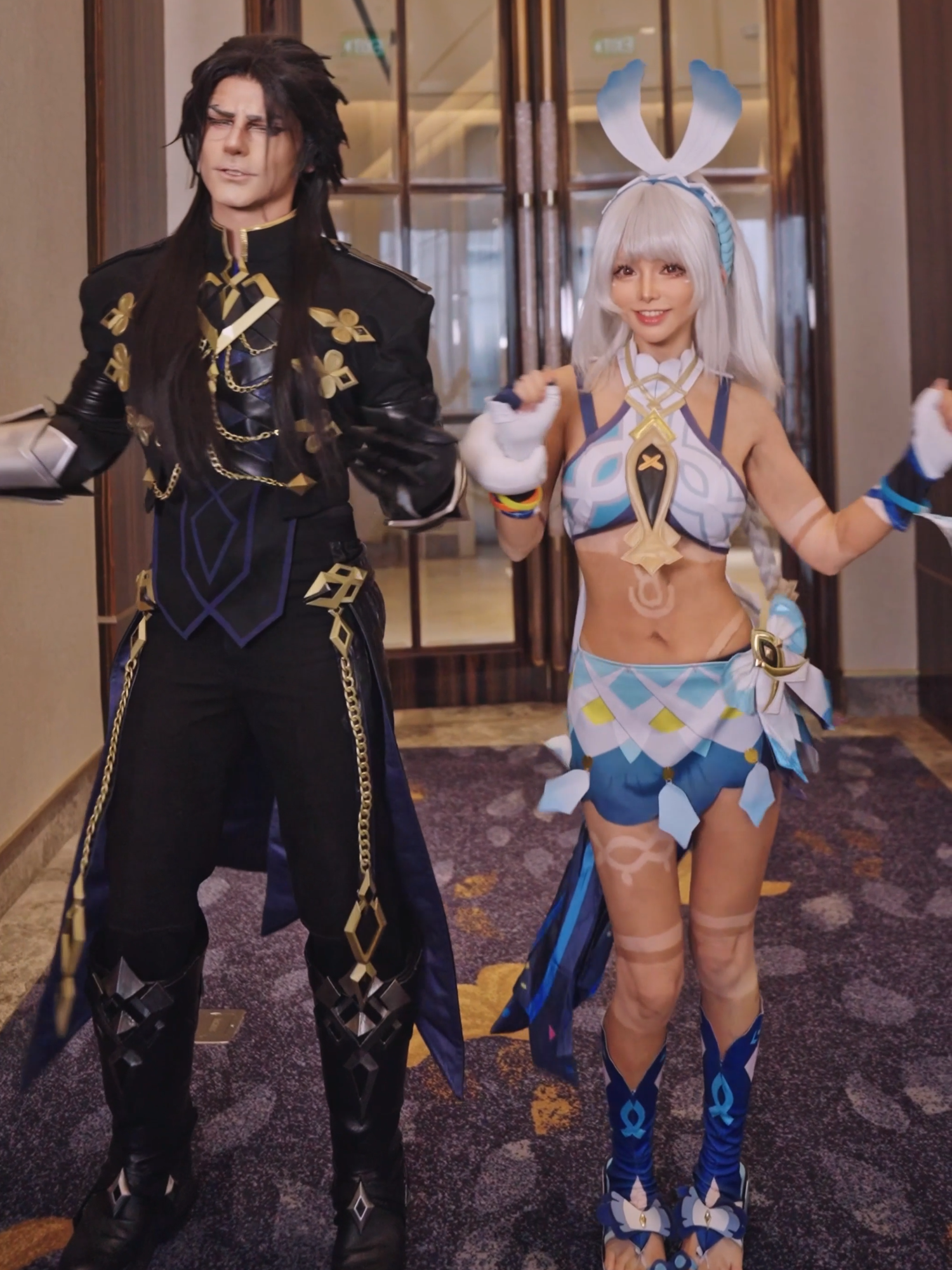Hoyofest is over! I'm so happy I got to film a video with Taryn!Looking forward to seeing everyone next time!#原神 #GenshinImpact #ムアラニ #mualani #原神コスプレ #ナタ #nata #TheCaptain #隊長