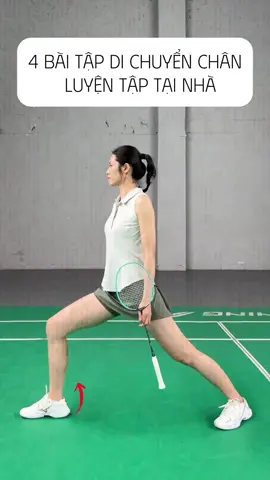4 bài tập di chuyển chân cầu lông bạn có thể luyện tập tại nhà#badminton #caulong #badmintonun #badmintonlovers #caulongphongtrao 